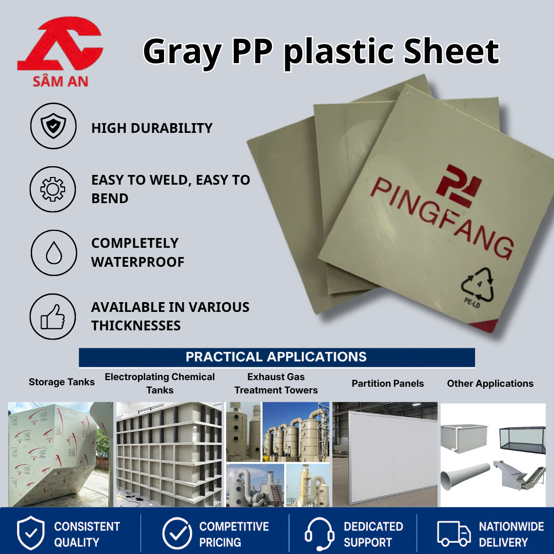 Grey PP sheet